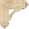 Ekena Millwork Merced Arts and Crafts Rough Sawn Bracket w/ Offset Brace, Douglas Fir, 8"W x 20"D x 20"H BKT0806X20X20MRC03RDF - alternate 2